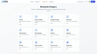 Stack Online Tools