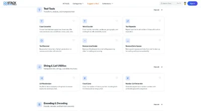 Stack Online Tools