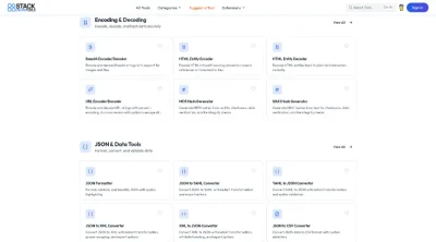 Stack Online Tools