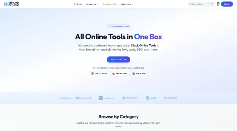Stack Online Tools