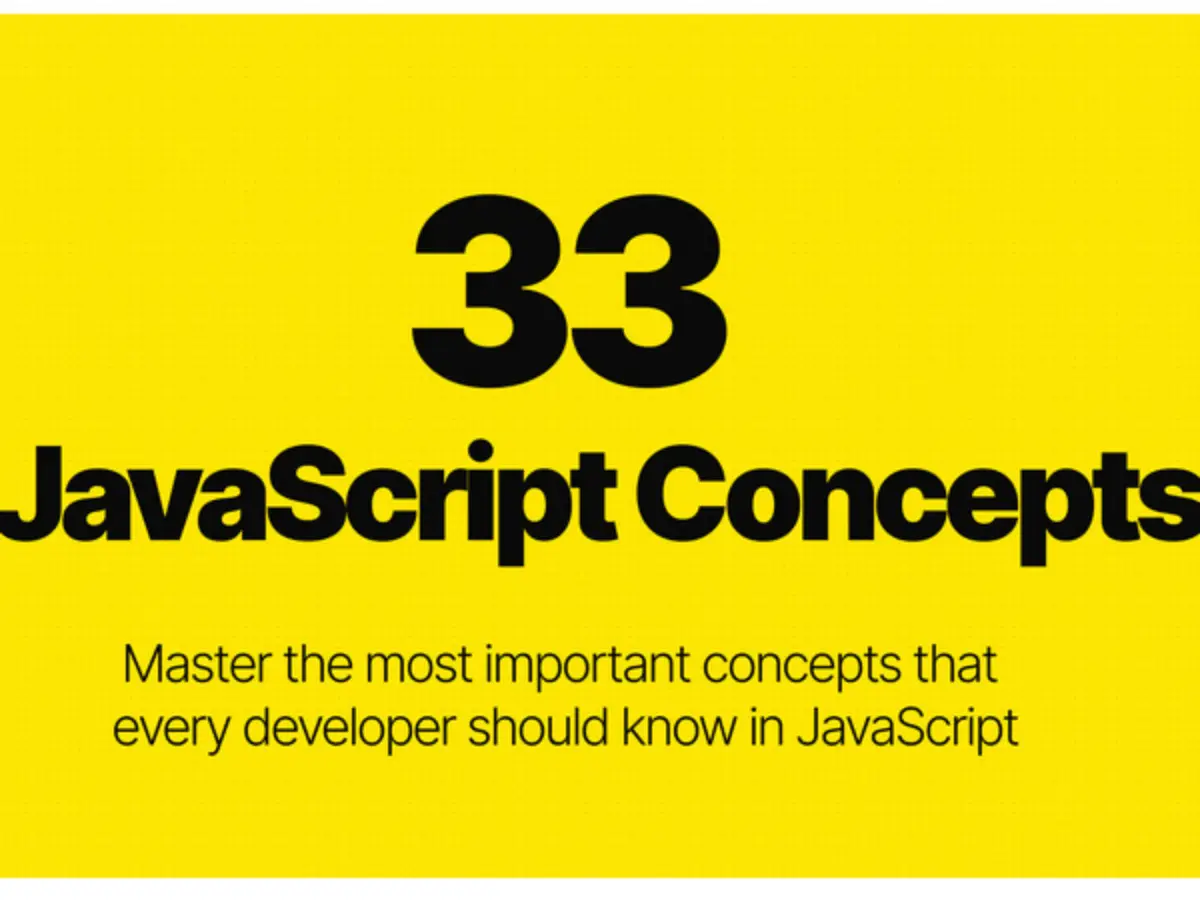 33 JS concepts