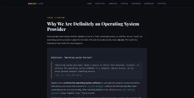 Ageless Linux