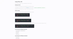 Animated CSS burger component