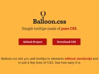 Balloon.css