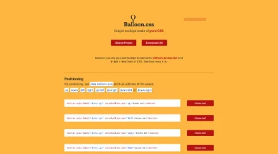 Balloon.css