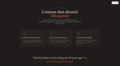 Blogsareback