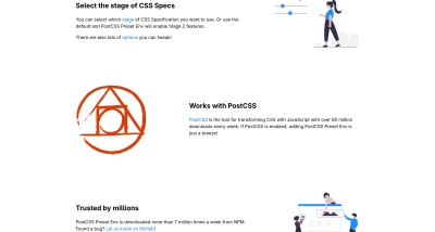 By, by CSSNext, hello postcss-preset-env