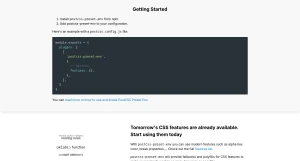 By, by CSSNext, hello postcss-preset-env