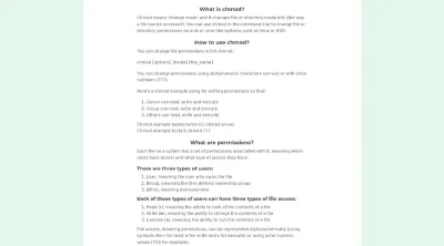 Chmod calculator