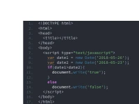Compare dates in JS