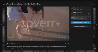 Coverr, free videos for your homepage