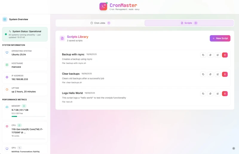 CronMaster