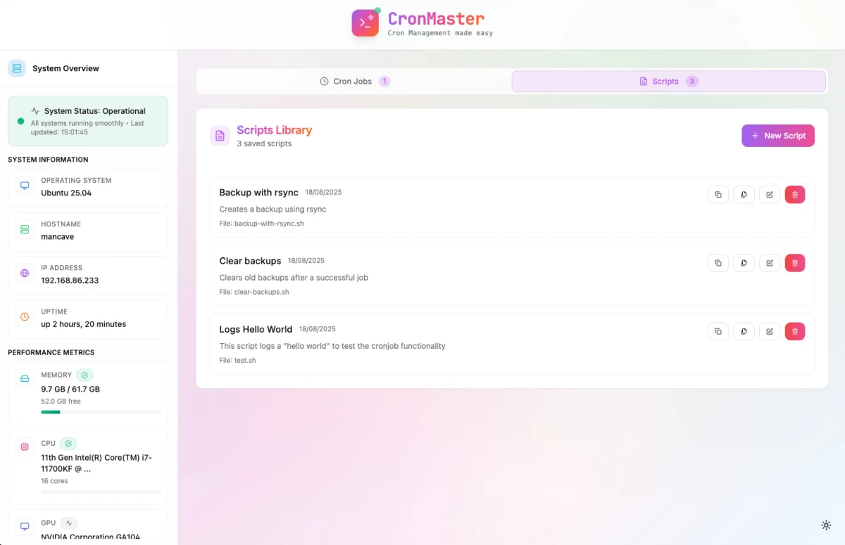 CronMaster