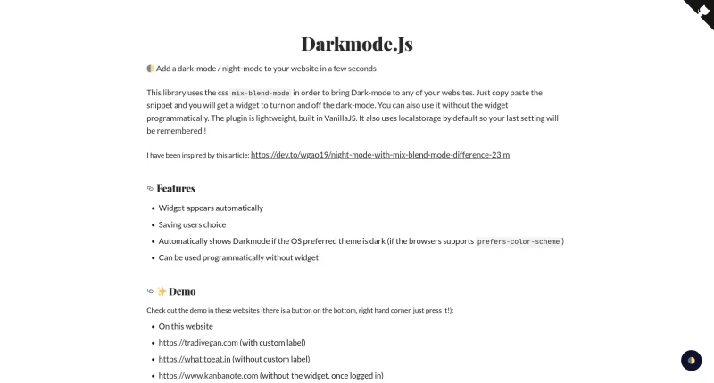 darkmode.js