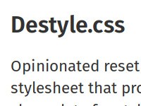 Destyle.css