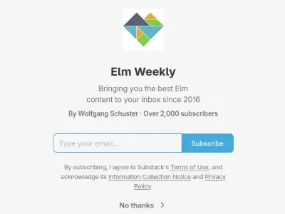 Elm Weekend