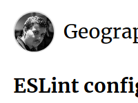 ESLint configuration and best practices