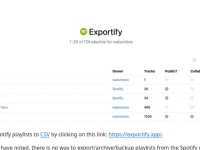 Exportify