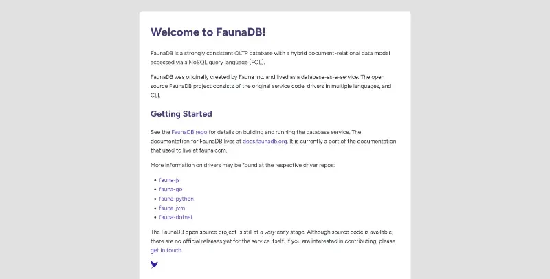 FaunaDB