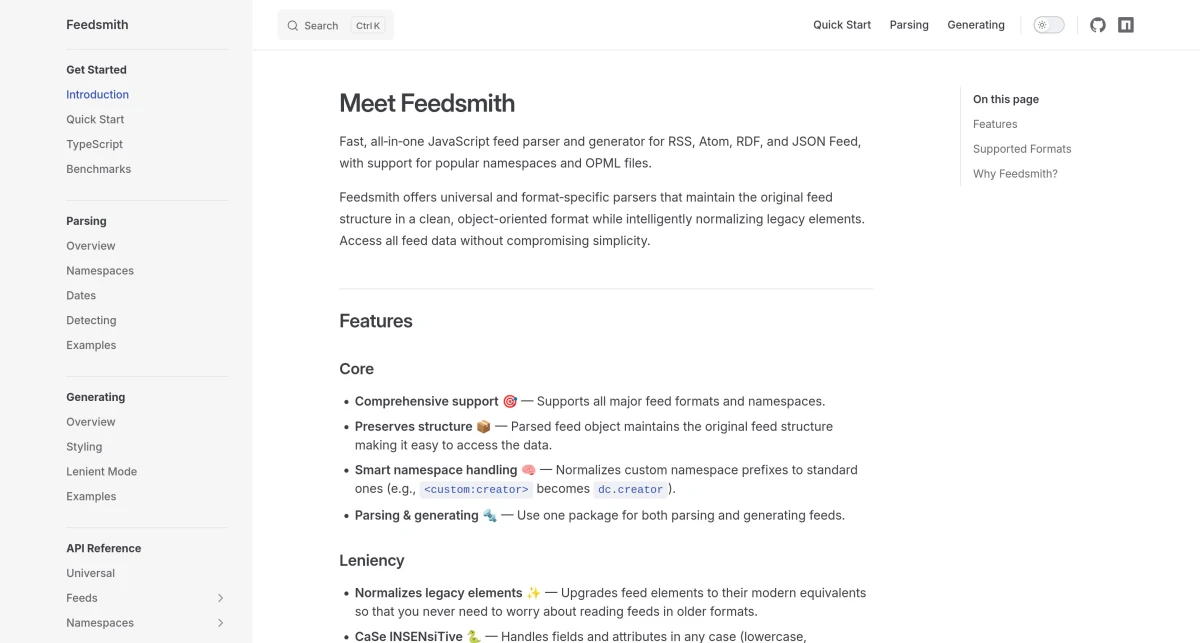Feedsmith