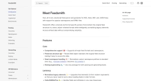 Feedsmith