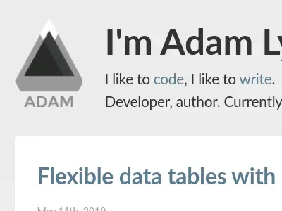 Flexible data tables with CSS Grid