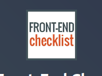 Frontend checklist