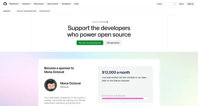 GitHub Sponsors
