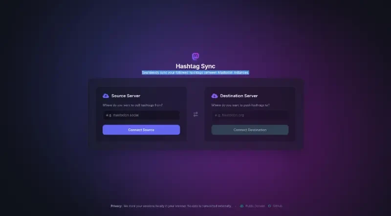 Hashtagsync