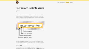 How display:content works