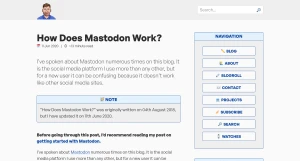 How Does Mastodon Work?