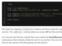 How to Zip and Unzip files in PHP