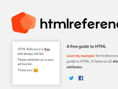HTML Reference