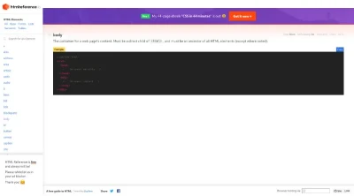 HTML Reference