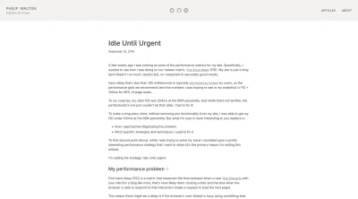 Idle Until Urgent