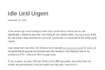 Idle Until Urgent