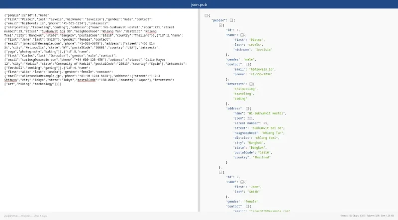 JSON.pub