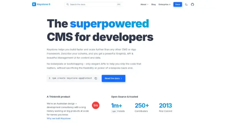 KeystoneJS