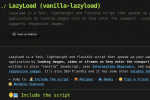 LazyLoad, a vanilla javascript lazyload solution