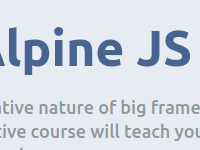 Learn Alpine JS