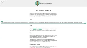 Learn CSS Layout