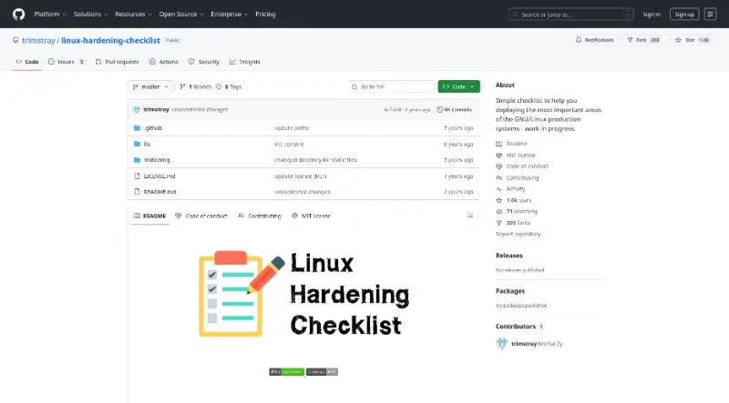 Linux Hardening Checklist
