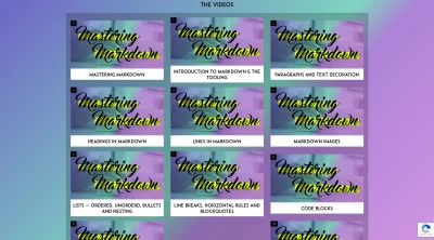 Mastering markdown