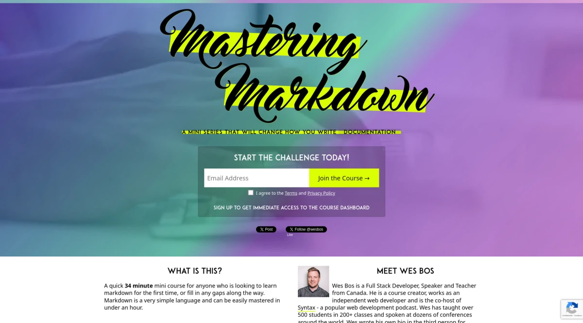 Mastering markdown