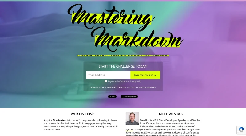 Mastering markdown