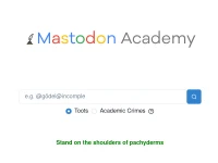 Mastodon Academy