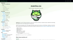 Matcha.css