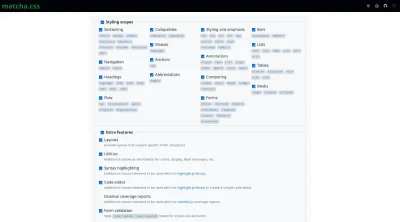 Matcha.css
