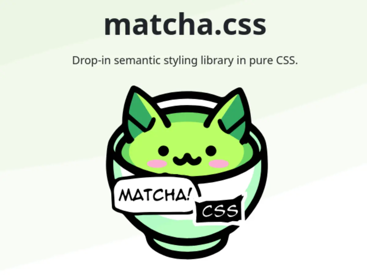 Matcha.css