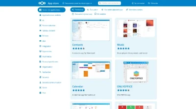 Nextcloud app store